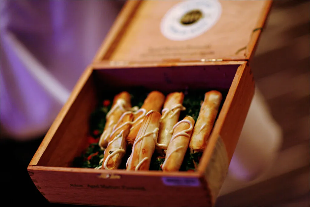 Crab Cigars 1024x683 - Butlered Hors d'oeuvres